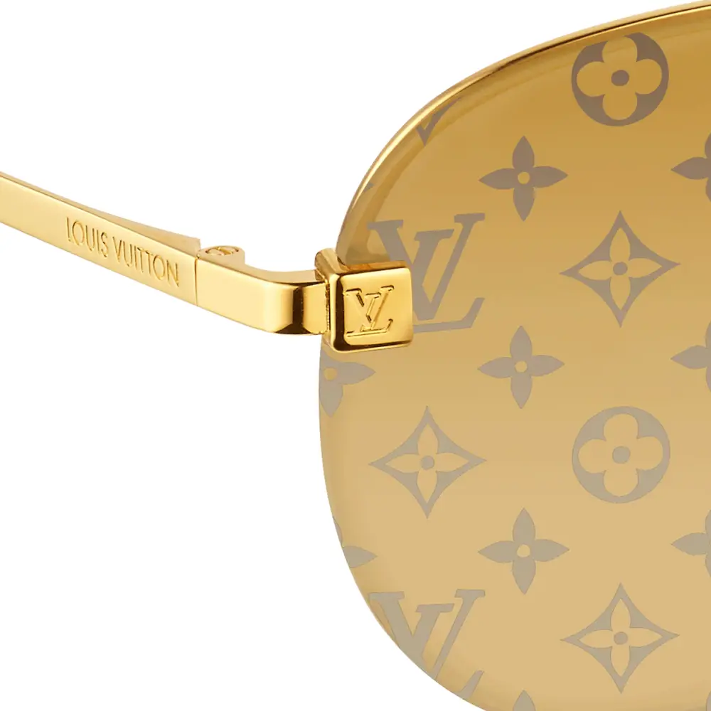 Kính Louis Vuitton Clockwise 'Gold' Z1020W - Ảnh 5