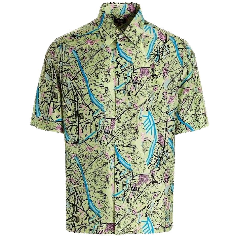 Áo Fendi Shirt ‘Fendi City’ FS0795AIAAF1FXO