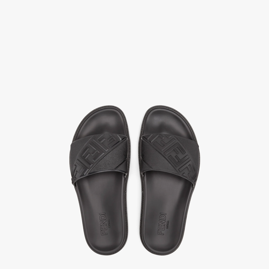 Dép Fendi Slides 'Black' 7X1377ABO2F0QA1 - Ảnh 3