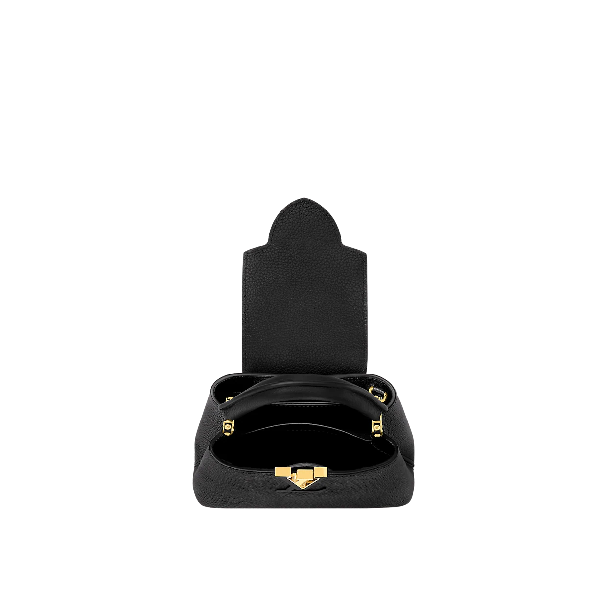 Túi Louis Vuitton Capucines Mini 'Black' M56071 - Ảnh 5