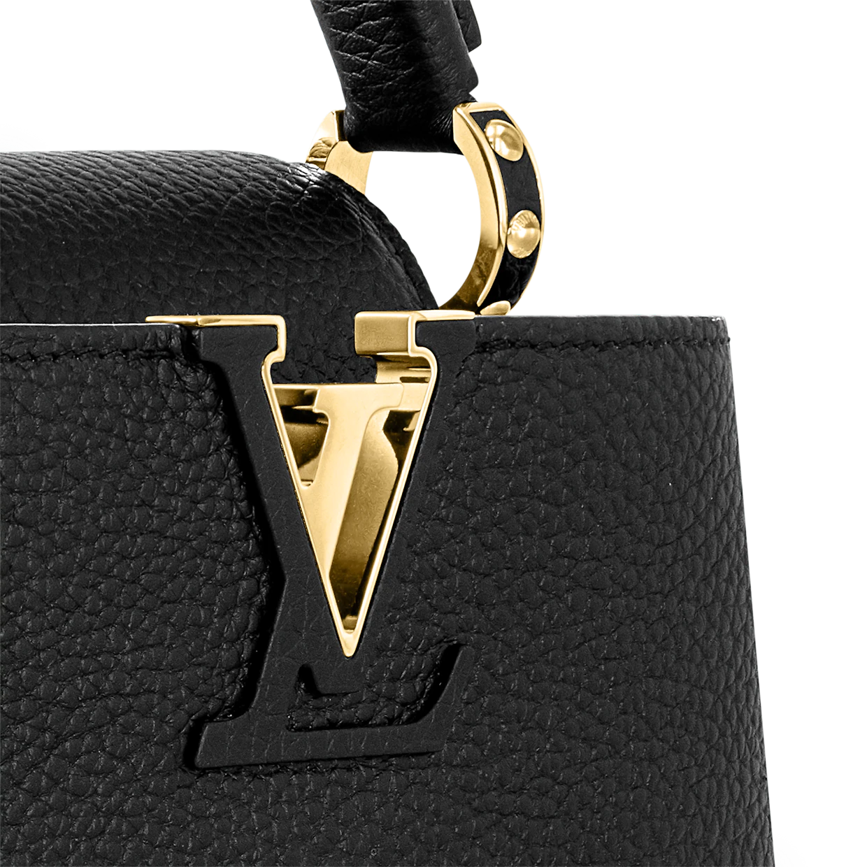 Túi Louis Vuitton Capucines Mini 'Black' M56071 - Ảnh 6