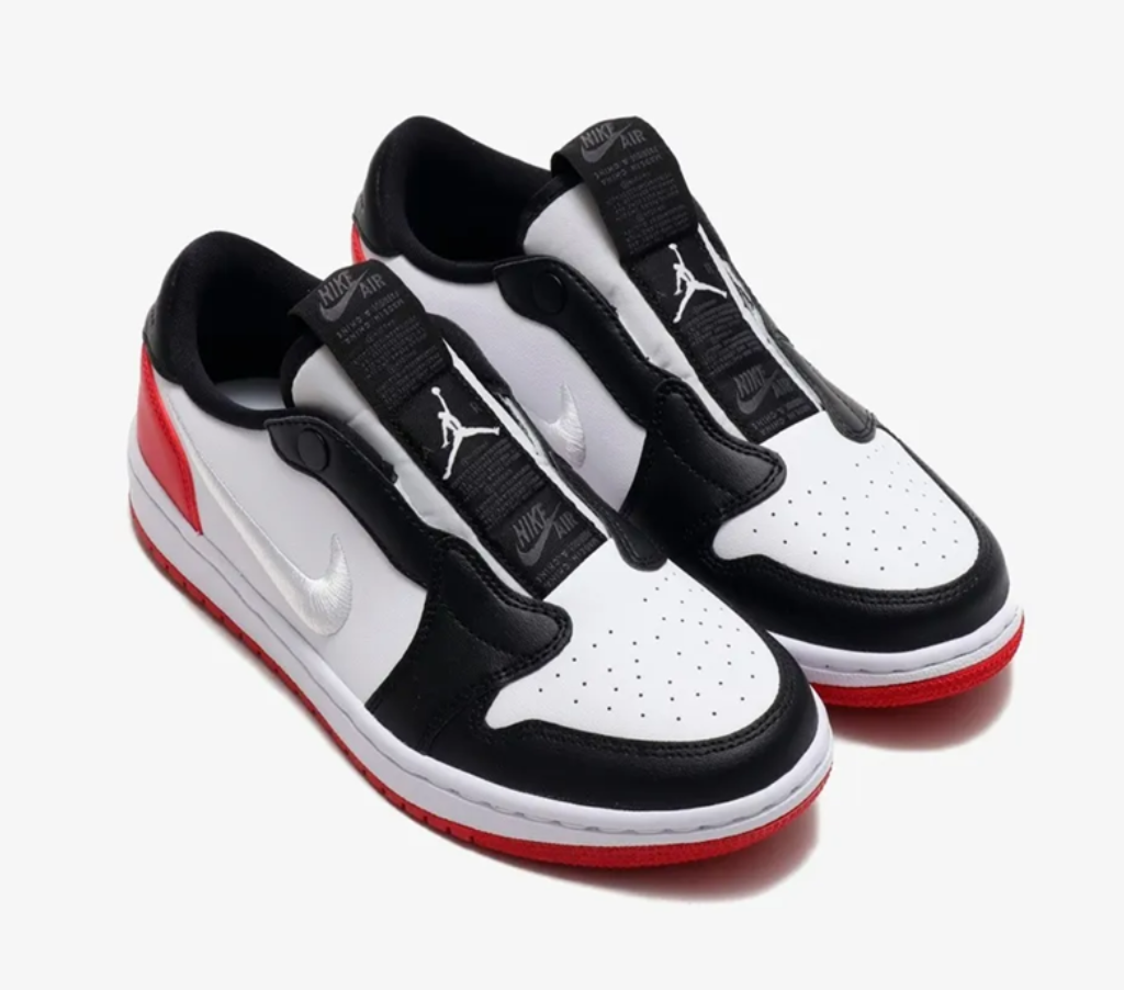 Giày Nike Wmns Air Jordan 1 Low Slip 'Black Toe' AV3918-102 - Ảnh 3