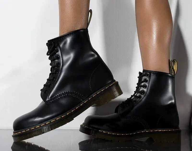 Giày Dr. Martens 1490 Black Virginia Shoes 22524001 - Ảnh 3