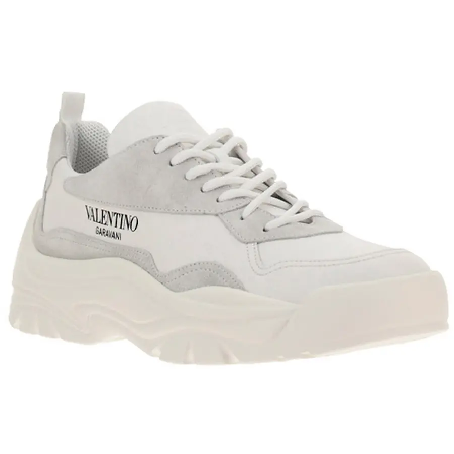 Giày Valentino Gumboy Calfskin Sneaker For Man WY2S0B17VRN0BO - Ảnh 4
