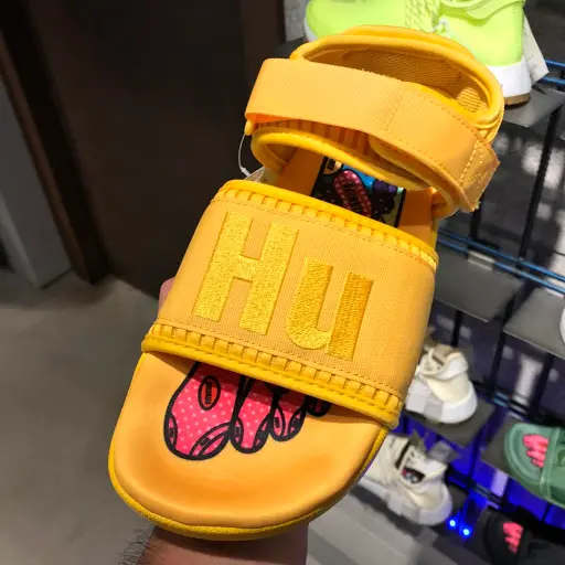 Dép Adidas Pharrell x Adilette 2.0 Sandal 'Bold Gold' EG7825 - Ảnh 3