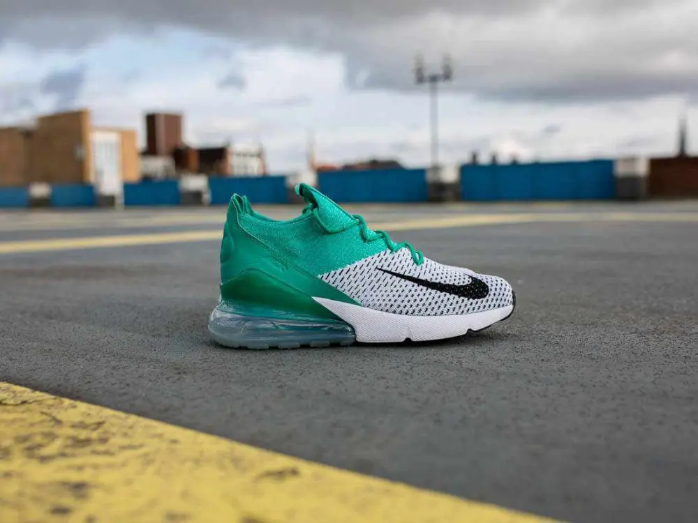 Giày Nike Air Max 270 Flyknit 'Clear Emerald' AH6803-300 - Ảnh 4