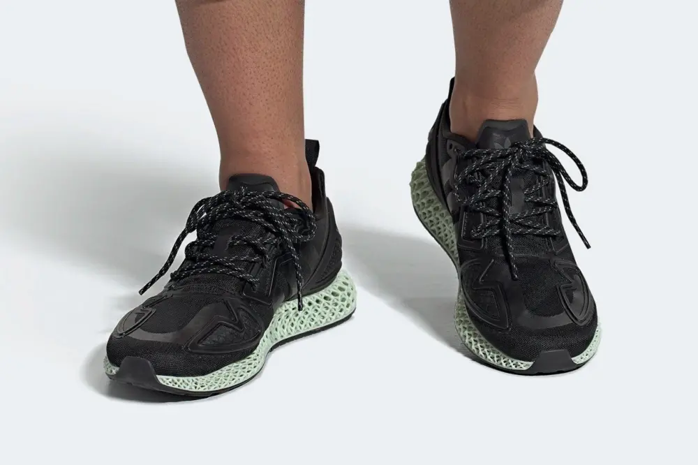 Giày Adidas ZX 2K 4D 'Core Black' FV9027 - Ảnh 4