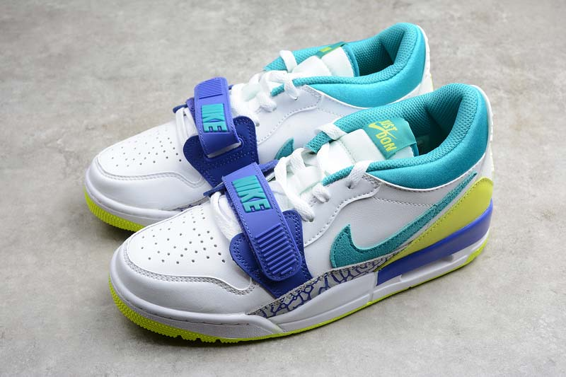 Giày Nike Just Don x Jordan Legacy 312 Low 'Neon Aquamarine' CD7069-103 - Ảnh 2