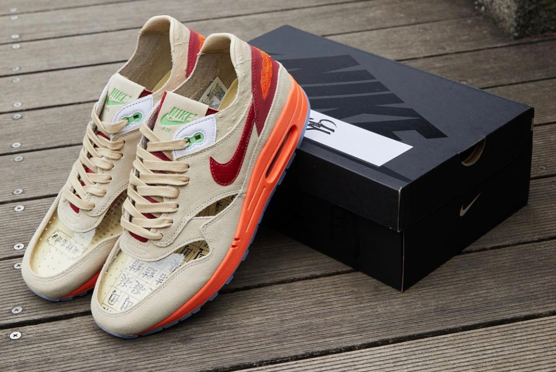 Giày Nike x Clot Air Max 1 Net DD1870-100 - Ảnh 5