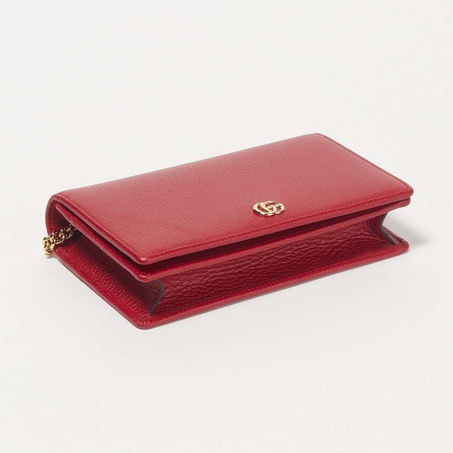 Túi Gucci Plain Leather Elegant Style Crossbody Shoulder Bag 497985 CAO0G 6433 - Ảnh 4