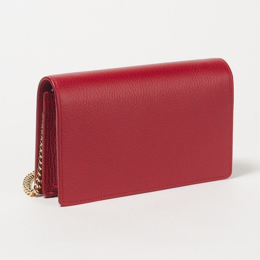 Túi Gucci Plain Leather Elegant Style Crossbody Shoulder Bag 497985 CAO0G 6433 - Ảnh 2