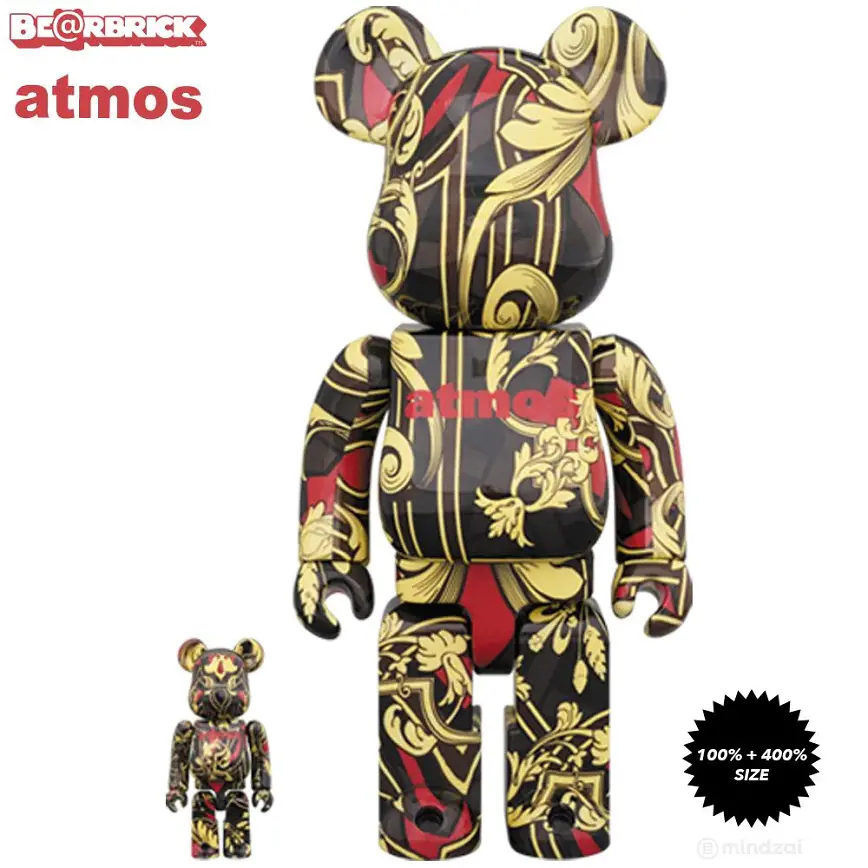 Alternative view of Mô Hình Bearbrick Atmos Timberland 100% & 400%
