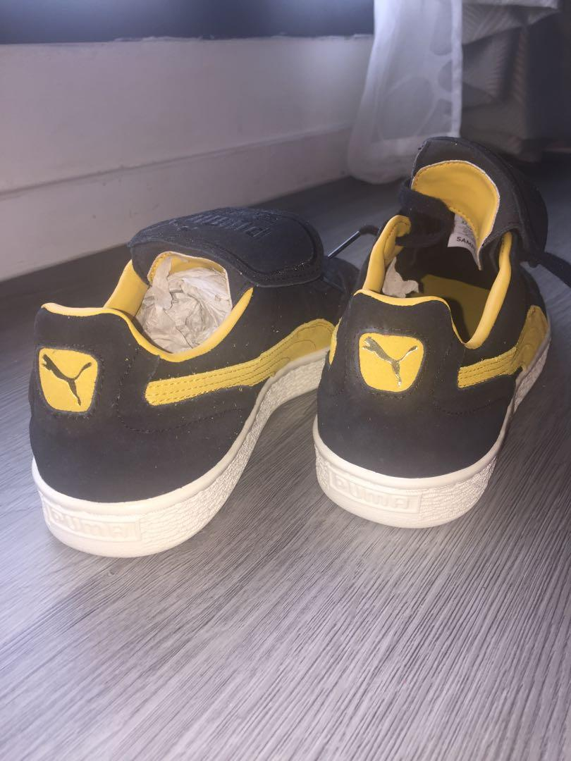 Giày Puma King Suede 'Black Yellow' 366290-02 - Ảnh 5