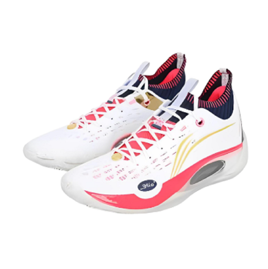 Giày LiNing Wade 808 Ultra 'White Orange Red' ABAS113-6 - Ảnh 5