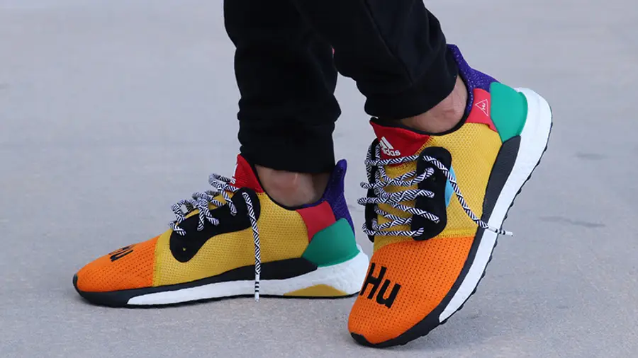 Giày Adidas Pharrell Williams X Adidas Solar Hu Glide 'Yelow' BB8042 - Ảnh 4