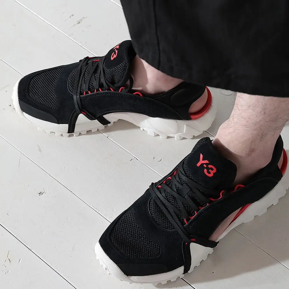 Giày Adidas Y-3 Notoma Sandal 'Black Red' FZ4510 - Ảnh 5