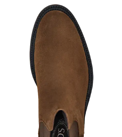 Giày Tod’s Ankle Boots In Suede Brown XXM62C00P20RE0S818 - Ảnh 4