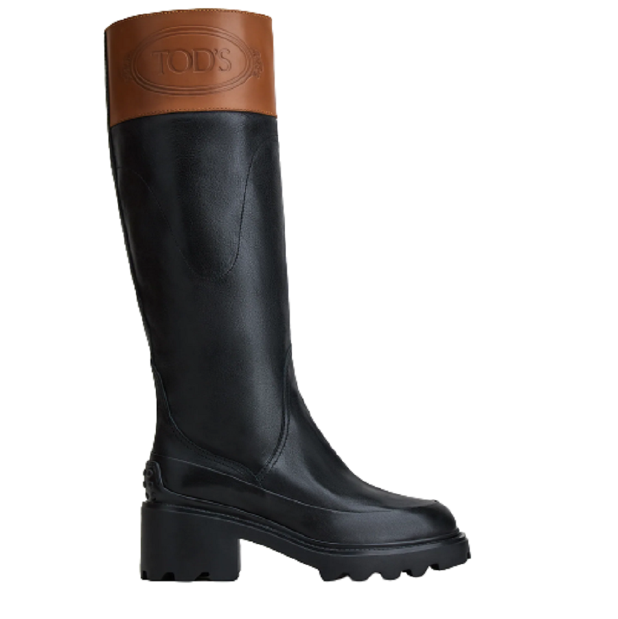 Giày Tod’s Black Boots in Leather XXW08D0EO70QHV422442