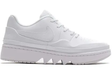 Giày Nike Air Jordan 1 Jester XX Low Laced Triple White CI7815-100