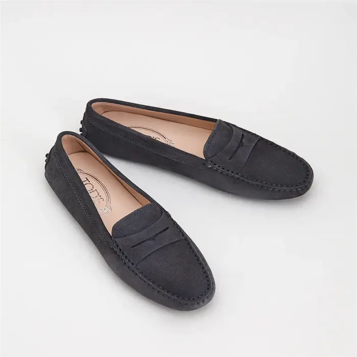 Giày Tod’s Woman Grey Gommino in Suede XXW00G00010RE042B800 - Ảnh 6