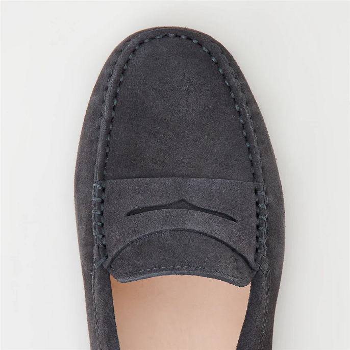 Giày Tod’s Woman Grey Gommino in Suede XXW00G00010RE042B800 - Ảnh 5