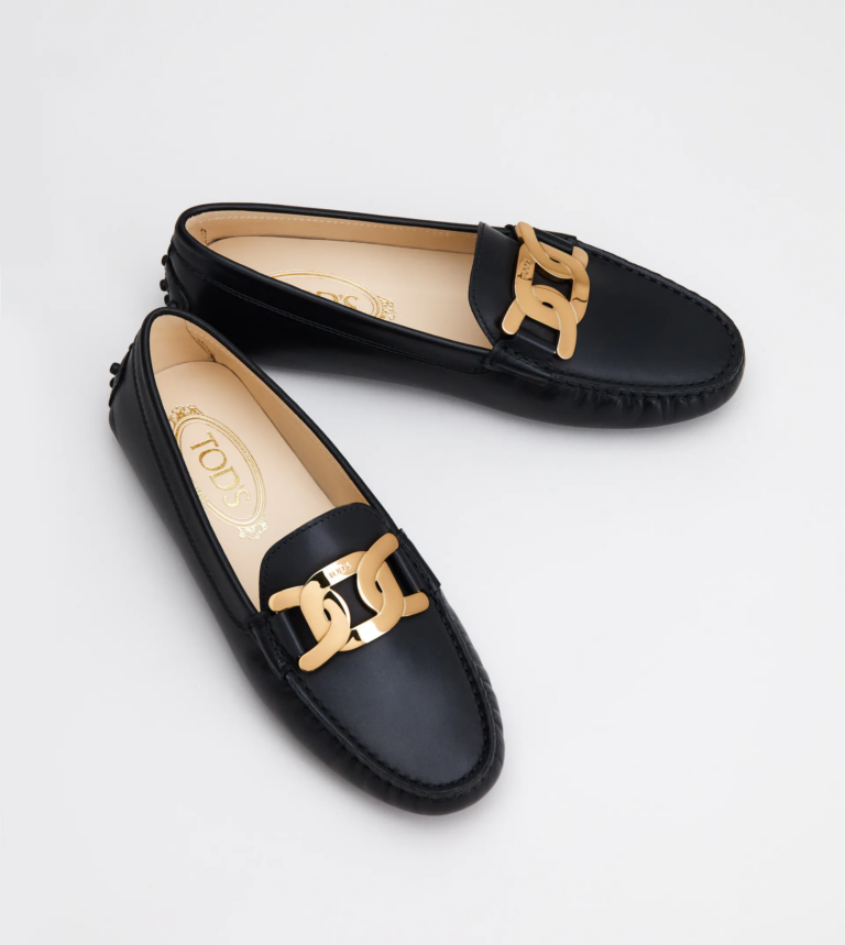 Giày Tod’s Kate chain-embellished leather loafers XXW00G0DE50D90B999 - Ảnh 3