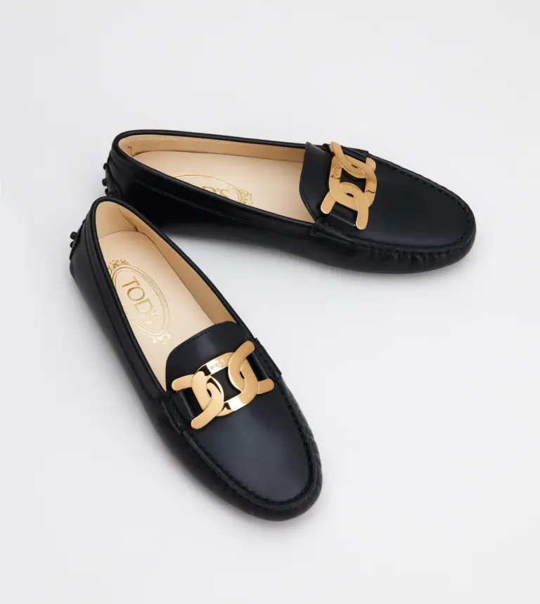 Giày Tod’s Kate chain-embellished leather loafers XXW00G0DE50D90B999 - Ảnh 3