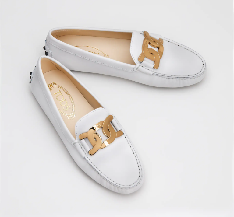 Giày Tod’s White Kate Gommino Driving XXW00G0DE50QGW39MB015 - Ảnh 5