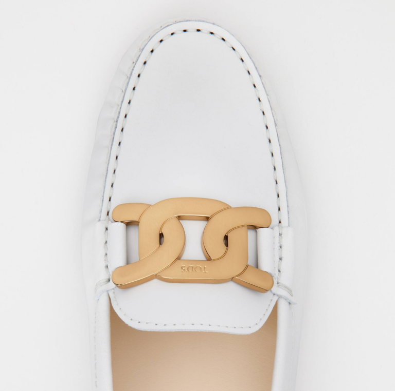 Giày Tod’s White Kate Gommino Driving XXW00G0DE50QGW39MB015 - Ảnh 7