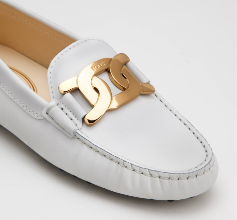 Giày Tod’s White Kate Gommino Driving XXW00G0DE50QGW39MB015 - Ảnh 6