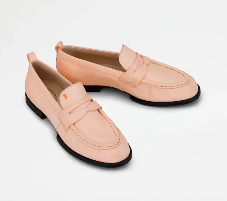Giày Tod’s Woman Pink Loafers in Leather XXW02E0EC60PHX40M008 - Ảnh 5