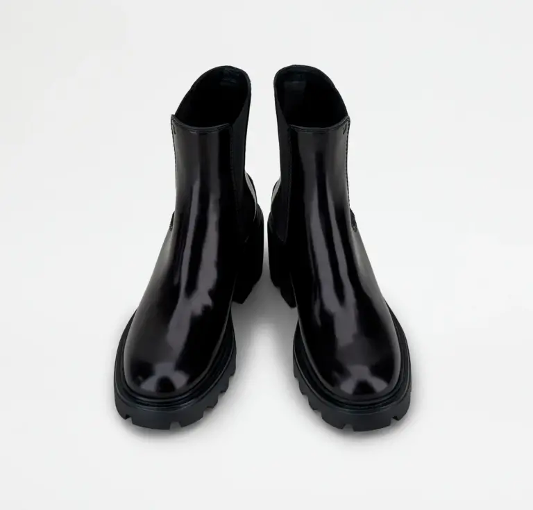 Giày Tod’s Black Ankle Boots in Leather XXW08D0EA10AKTB999 - Ảnh 5