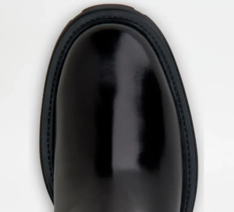 Giày Tod’s Black Ankle Boots in Leather XXW08D0EA10AKTB999 - Ảnh 6
