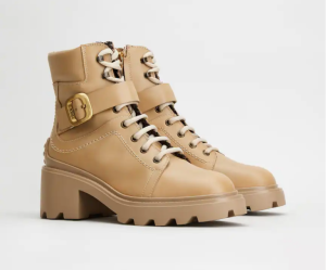 Alternative view of Giày Tod’s Woman Boots In Leather ‘Beige’ XXW08D0EB33QGWM021