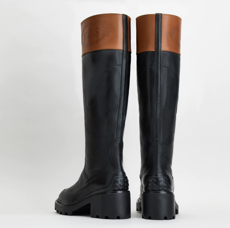 Giày Tod’s Black Boots in Leather XXW08D0EO70QHV422442 - Ảnh 3