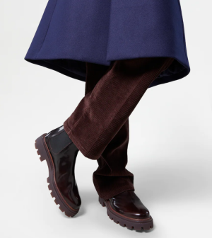 Alternative view of Giày Tod’s Ankle Boots In Leather Burgundy XXW08D0EA10AKTR810