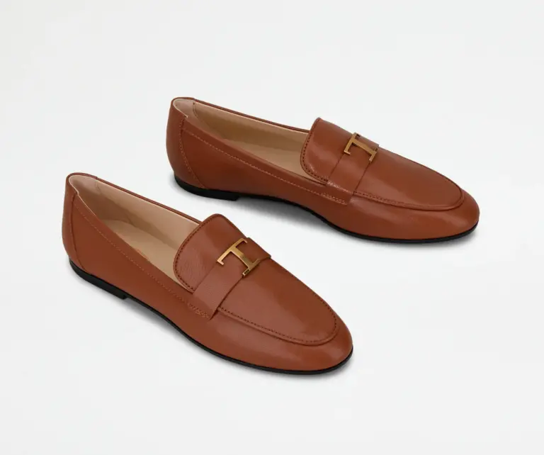 Giày Tod’s Brown Loafers T Timeless in Leather XXW35B0ED10TRP39MS018 - Ảnh 5