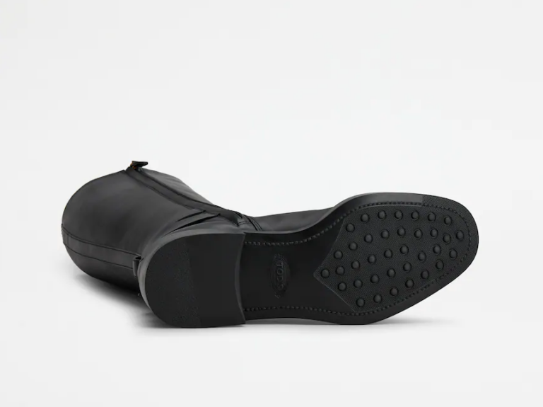 Giày Tod’s Black Boots in Leather XXW60C0DF10GOCB999 - Ảnh 7