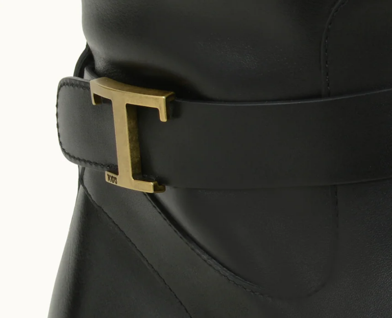 Giày Tod’s Black Boots in Leather XXW60C0DF10GOCB999 - Ảnh 4