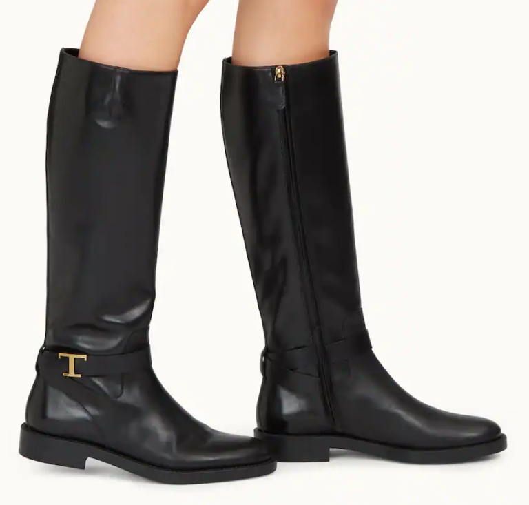 Giày Tod’s Black Boots in Leather XXW60C0DF10GOCB999 - Ảnh 2