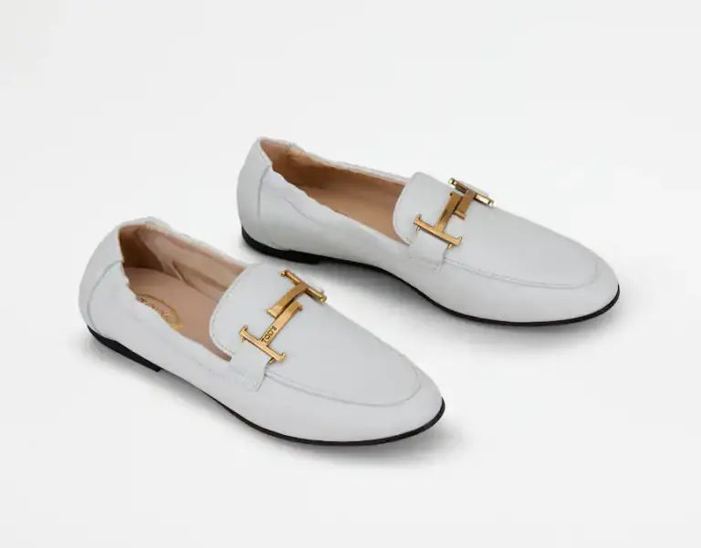 Giày Tod’s Woman White Loafers in Leather XXW79A0DE70MIDB001 - Ảnh 3