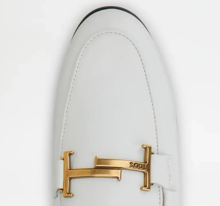 Giày Tod’s Woman White Loafers in Leather XXW79A0DE70MIDB001 - Ảnh 4