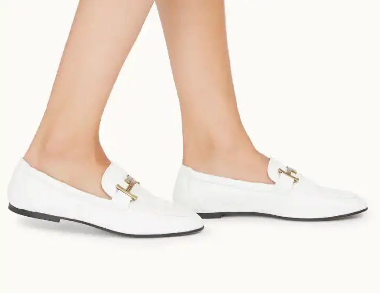 Alternative view of Giày Tod’s Woman White Loafers in Leather XXW79A0DE70MIDB001