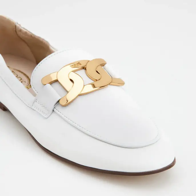 Giày Tod’s Logo-Plaque Leather Loafers XXW79A0EQ20SYRB015 - Ảnh 4