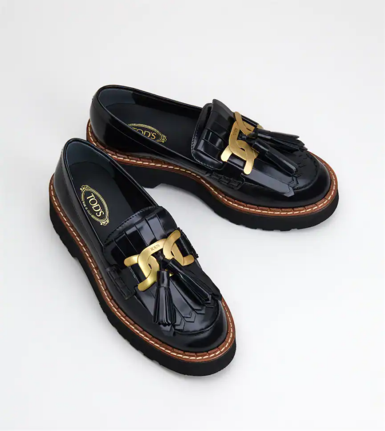 Giày Tod’s KATE LOAFERS IN BLACK XXW80C0DF40SHAB999 - Ảnh 2