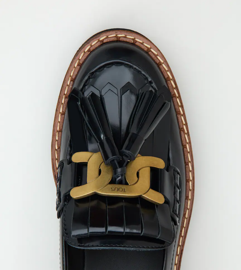 Giày Tod’s KATE LOAFERS IN BLACK XXW80C0DF40SHAB999 - Ảnh 3