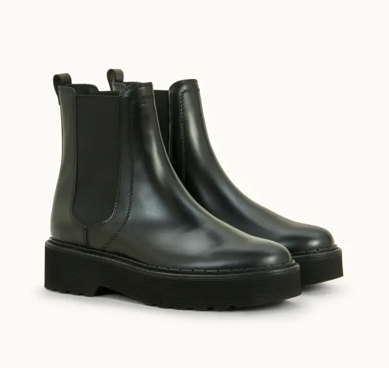 Alternative view of Giày Tod’s Ankle Boots In Leather Black XXW80C0DR70OG9B999