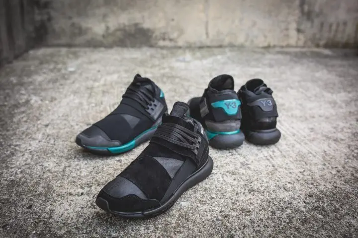 Alternative view of Giày Adidas Y3 Qasa 'Black Teal' Season 2016 BB4735