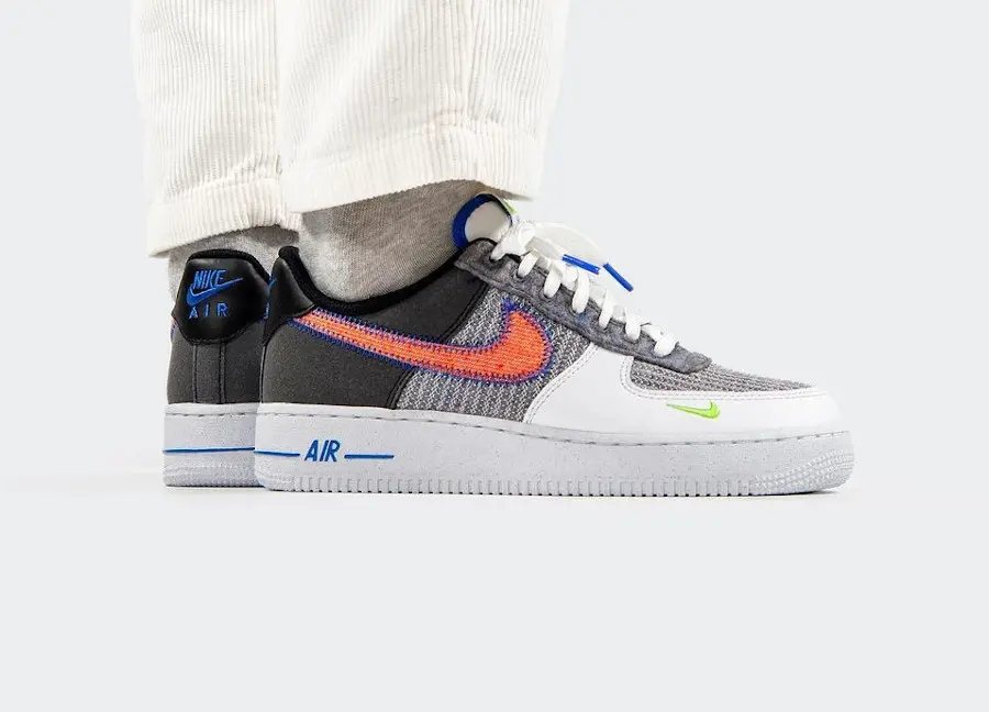 Alternative view of Giày Nike Air Force 1 Low Recycled Jerseys Pack CU5625-122