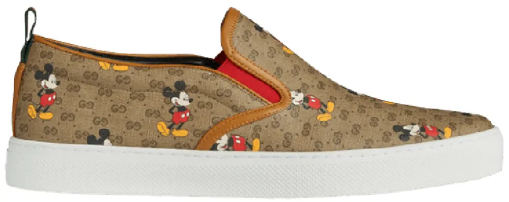 Giày Disney x Gucci GG Supreme Slip-On 'Mickey Mouse' 603689-HWU10-8492